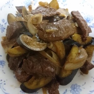 牛肉と茄子の焼肉のたれ炒め レシピ 作り方 By Kuro 24 楽天レシピ